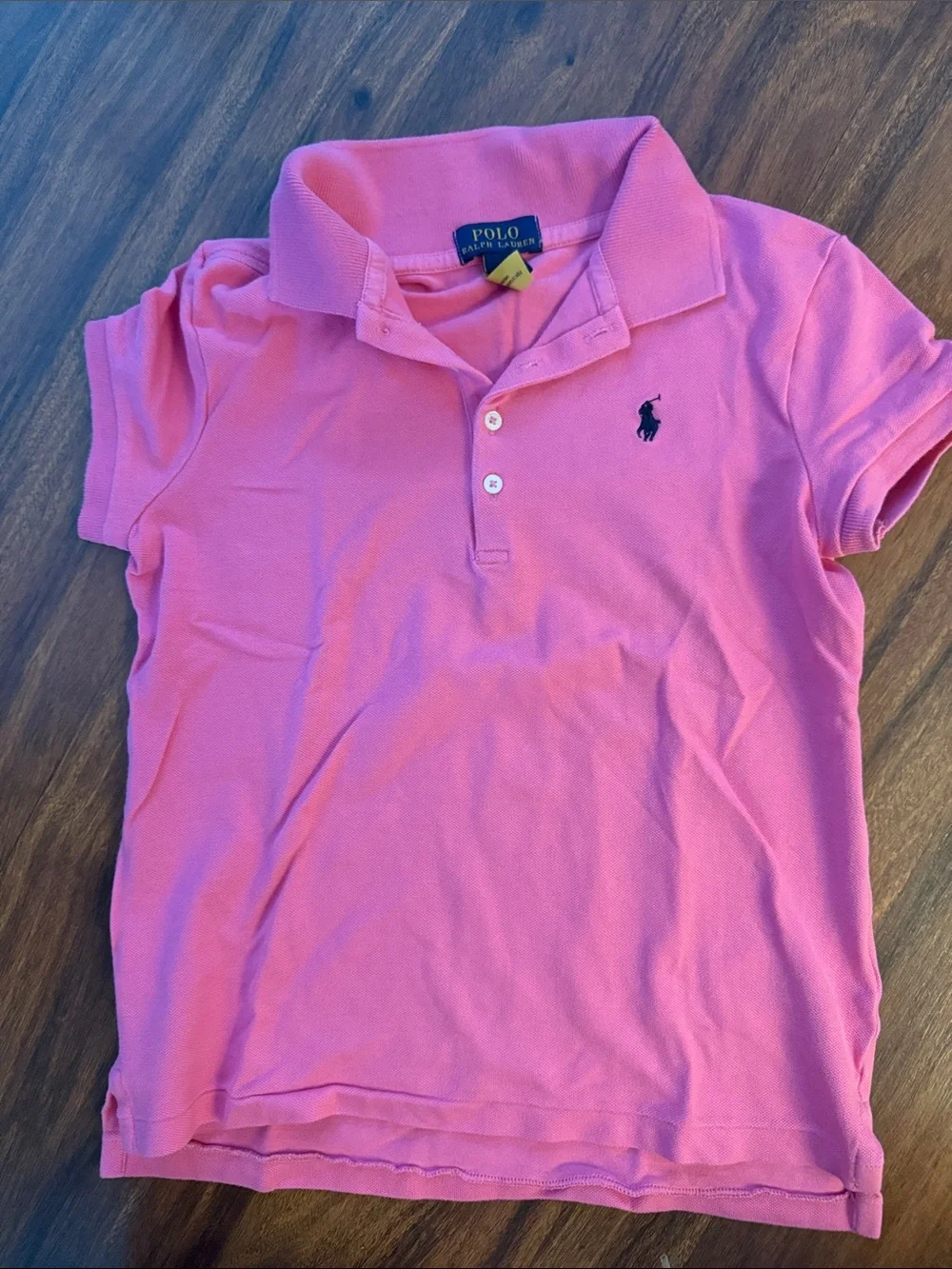Authentic- Polo by Ralph Lauren Kids' Pink Classic Cotton Polo Shirt